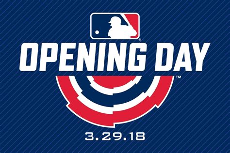 baseball season opening day 2018